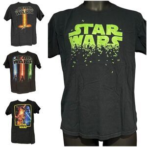 Star Wars T-Shirt Lot Bundle of 4 Kid’s XL Men’s Medium